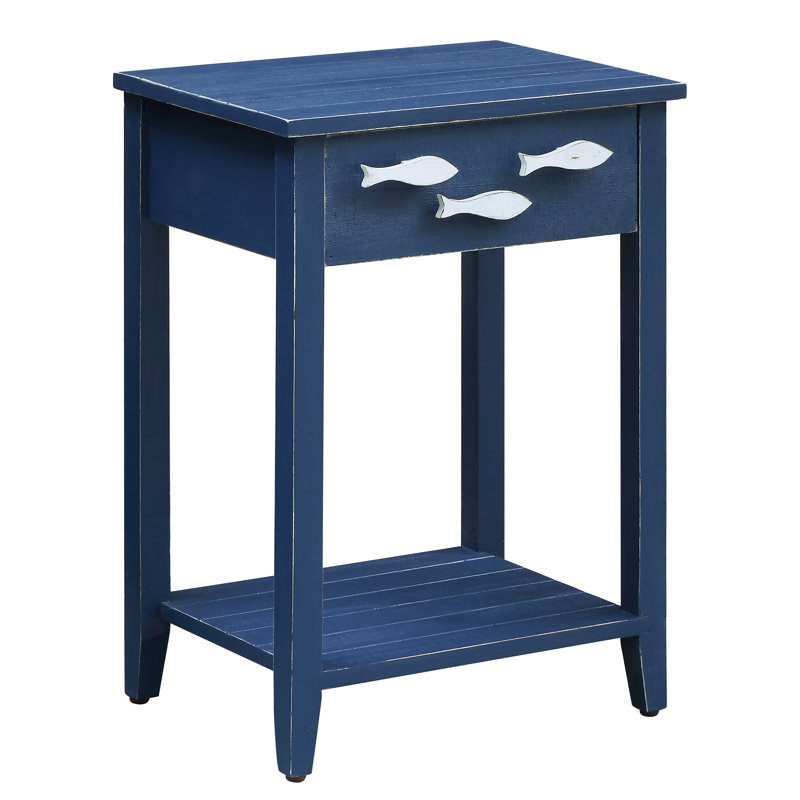 Highland Dunes Harr Nautical End Table with Storage & Reviews Wayfair